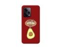 Funda Silicona Líquida Roja compatible con Xiaomi Redmi Note 12 Pro 5G diseño Vegan Life Dibujos