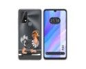 Funda Silicona Transparente para Blackview A50 diseño Avestruz Dibujos