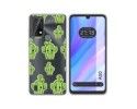 Funda Silicona Transparente para Blackview A50 diseño Cactus Dibujos