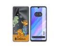Funda Silicona Transparente para Blackview A50 diseño Jirafa Dibujos