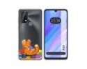 Funda Silicona Transparente para Blackview A50 diseño Leopardo Dibujos