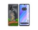 Funda Silicona Transparente para Blackview A50 diseño Mono Dibujos