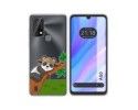 Funda Silicona Transparente para Blackview A50 diseño Panda Dibujos