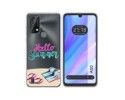 Funda Silicona Transparente para Blackview A50 diseño Summer Dibujos