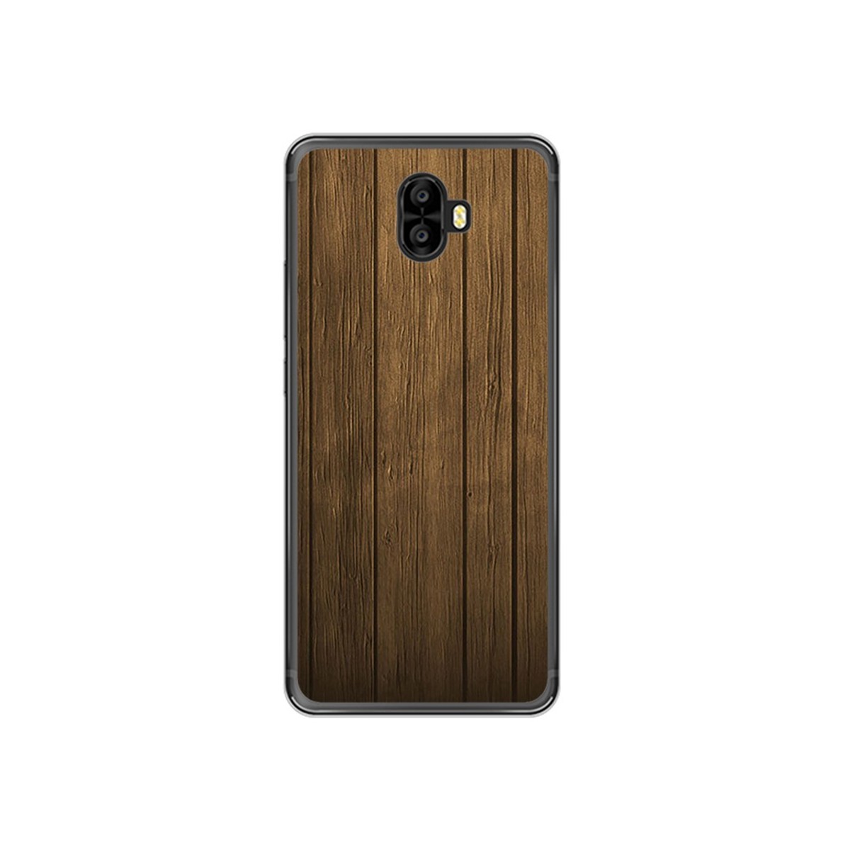 Funda Gel Tpu para Oukitel K8000 Diseño Madera Dibujos