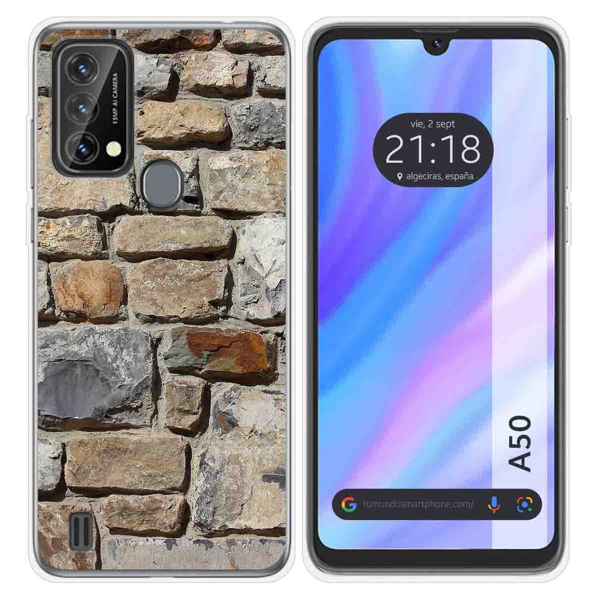 Funda Silicona para Blackview A50 diseño Ladrillo 03 Dibujos