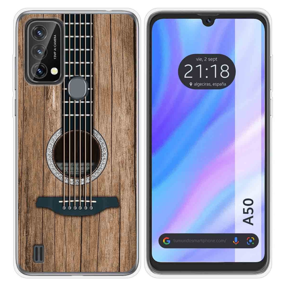 Funda Silicona para Blackview A50 diseño Madera 11 Dibujos