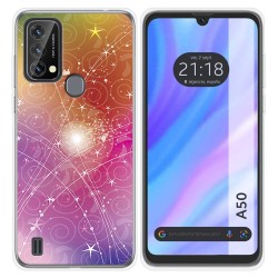 Funda Silicona para Blackview A50 diseño Abstracto Dibujos