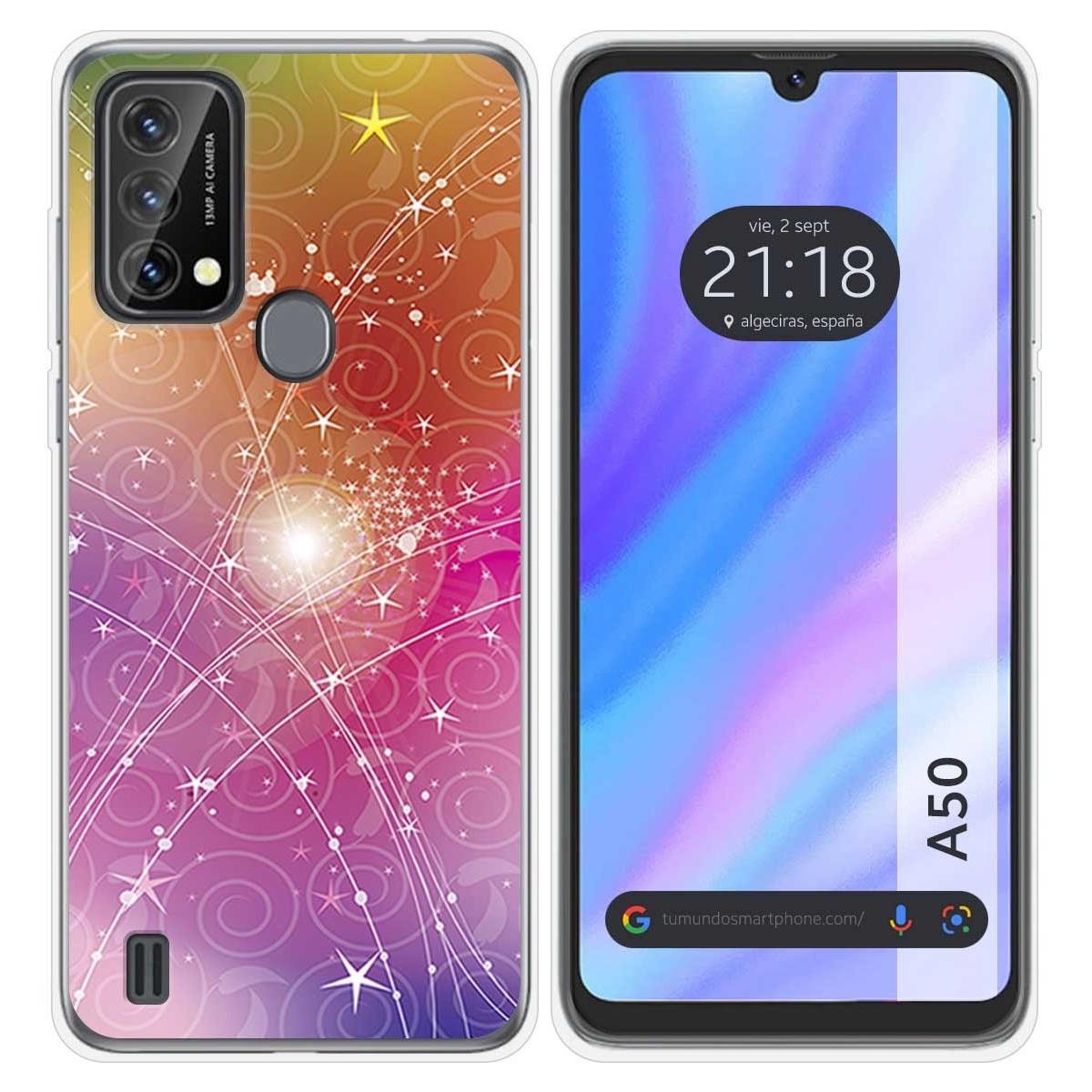 Funda Silicona para Blackview A50 diseño Abstracto Dibujos