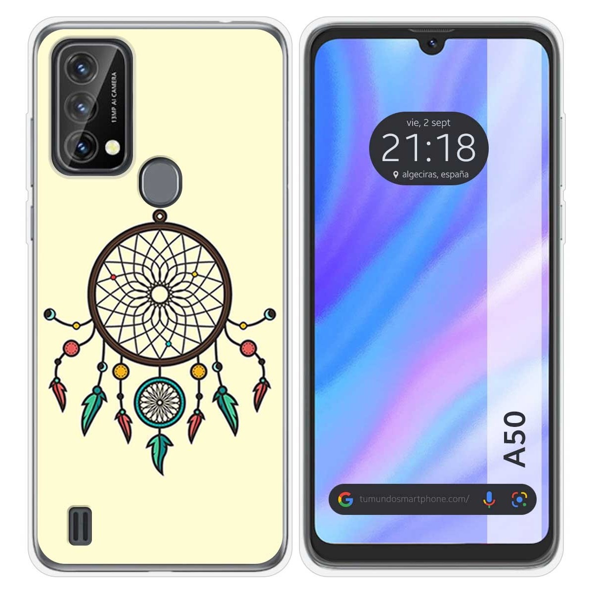 Funda Silicona para Blackview A50 diseño Atrapasueños Dibujos