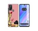 Funda Silicona para Blackview A50 diseño Brochas Dibujos