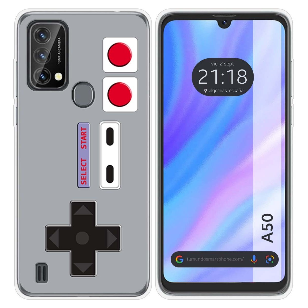 Funda Silicona para Blackview A50 diseño Consola Dibujos