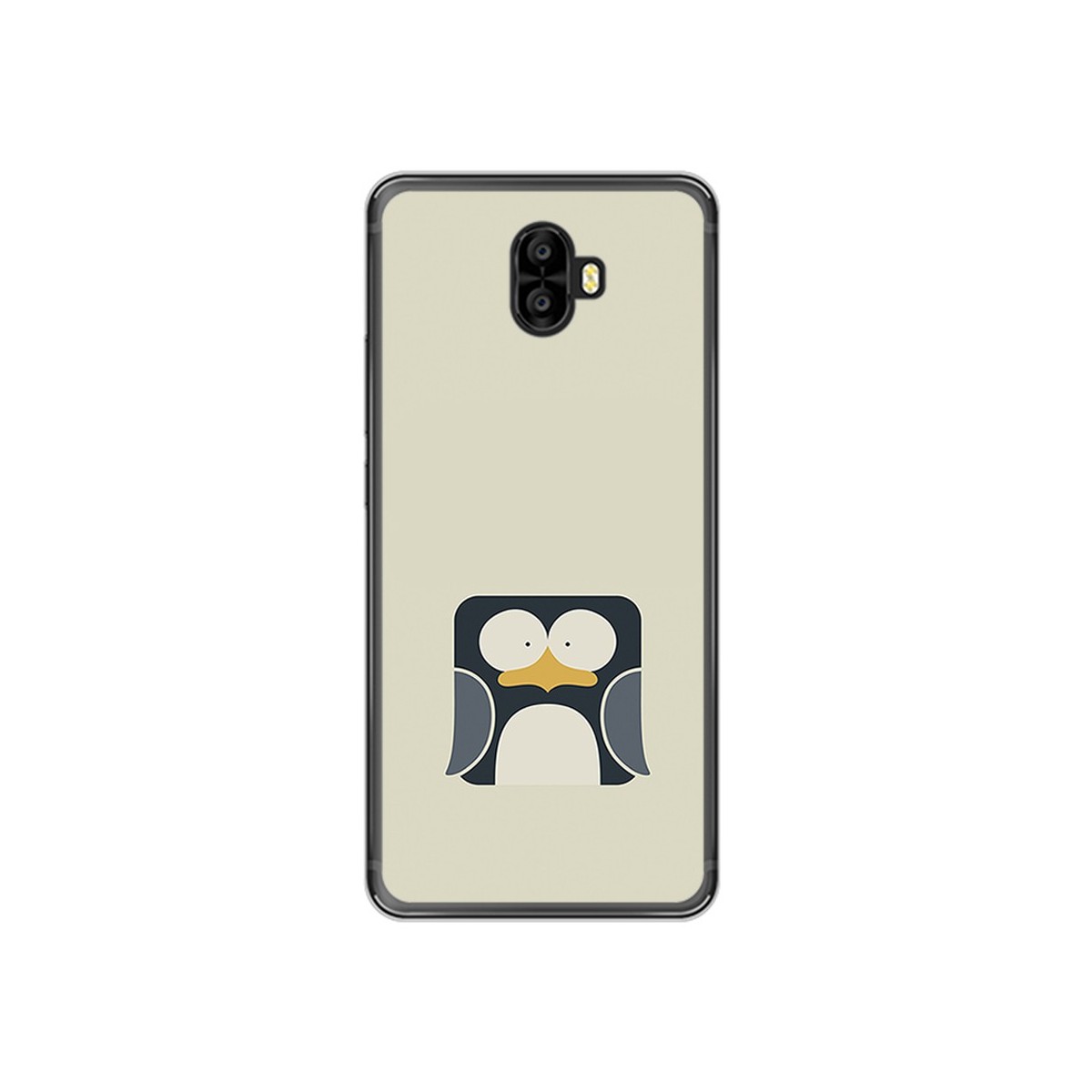 Funda Gel Tpu para Oukitel K8000 Diseño Pingüino Dibujos