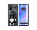 Funda Silicona Transparente para Blackview A50 diseño Perros 01 Dibujos