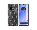 Funda Silicona Transparente para Blackview A50 diseño Perros 11 Dibujos