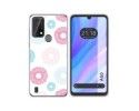 Funda Silicona Transparente para Blackview A50 diseño Flores 06 Dibujos