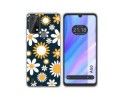 Funda Silicona Transparente para Blackview A50 diseño Flores 08 Dibujos
