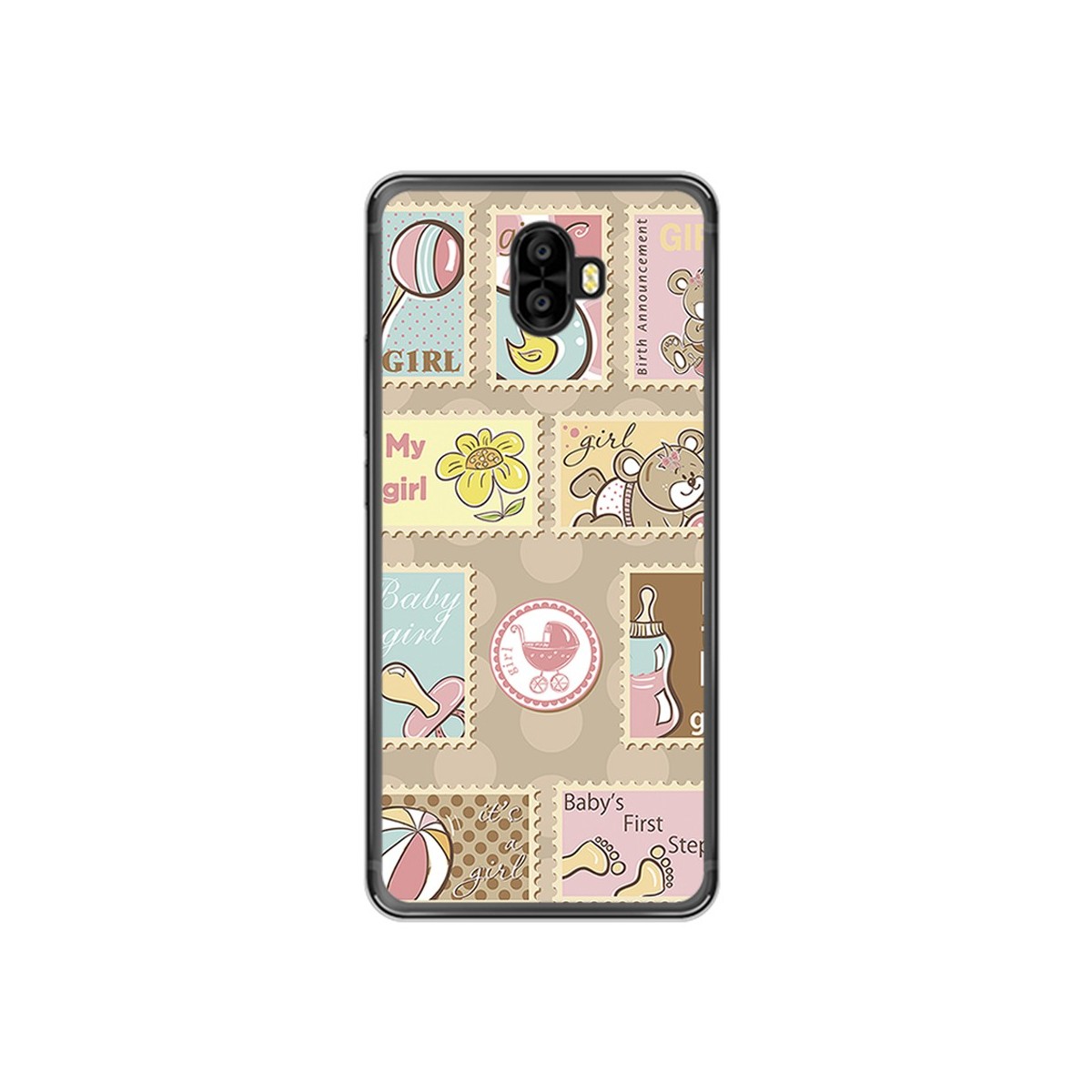 Funda Gel Tpu para Oukitel K8000 Diseño Sellos Dibujos