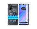 Funda Silicona Transparente para Blackview A50 diseño Agua Dibujos