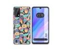 Funda Silicona Transparente para Blackview A50 diseño Dulces 02 Dibujos