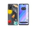 Funda Silicona Transparente para Blackview A50 diseño Espacio Dibujos