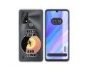 Funda Silicona Transparente para Blackview A50 diseño Hombre Escalada Dibujos