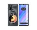 Funda Silicona Transparente para Blackview A50 diseño Mujer Escalada Dibujos