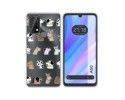 Funda Silicona Transparente para Blackview A50 diseño Perros Dibujos