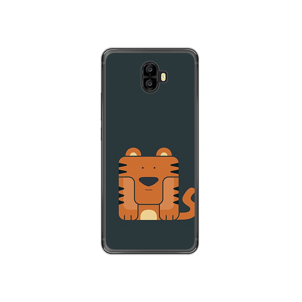 Funda Gel Tpu para Oukitel K8000 Diseño Tigre Dibujos