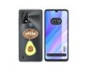 Funda Silicona Transparente para Blackview A50 diseño Vegan Life Dibujos