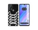 Funda Silicona Transparente para Blackview A50 diseño Zapatillas 03 Dibujos