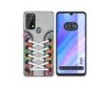 Funda Silicona Transparente para Blackview A50 diseño Zapatillas 04 Dibujos
