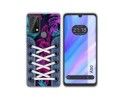 Funda Silicona Transparente para Blackview A50 diseño Zapatillas 07 Dibujos