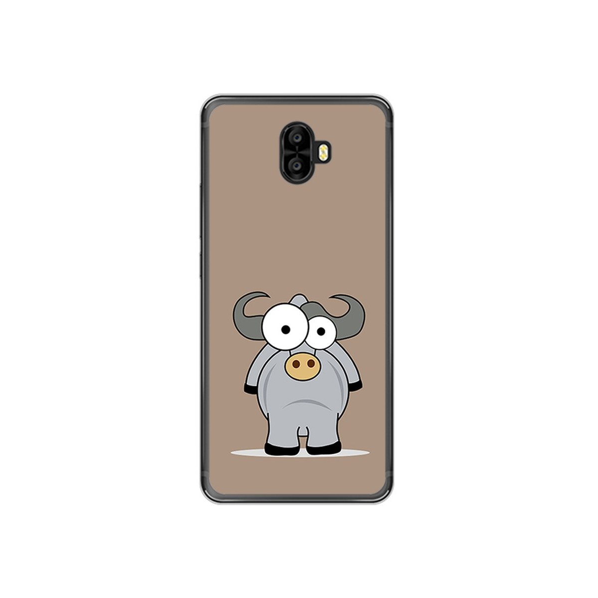 Funda Gel Tpu para Oukitel K8000 Diseño Toro Dibujos