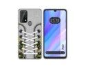Funda Silicona Transparente para Blackview A50 diseño Zapatillas 08 Dibujos