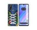Funda Silicona Transparente para Blackview A50 diseño Zapatillas 13 Dibujos