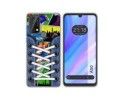 Funda Silicona Transparente para Blackview A50 diseño Zapatillas 14 Dibujos