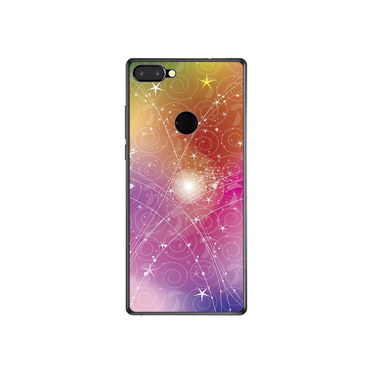 Funda Gel Tpu para Vernee Mix 2 Diseño Abstracto Dibujos