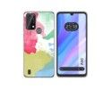 Funda Silicona Transparente para Blackview A50 diseño Acuarela 02 Dibujos