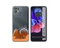 Funda Silicona Transparente para Blackview A55 Pro diseño Bufalo Dibujos