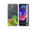 Funda Silicona Transparente para Blackview A55 Pro diseño Coco Dibujos
