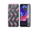 Funda Silicona Transparente para Blackview A55 Pro diseño Flamenco Dibujos