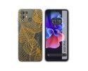Funda Silicona Transparente para Blackview A55 Pro diseño Hojas Dibujos
