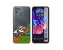 Funda Silicona Transparente para Blackview A55 Pro diseño Panda Dibujos