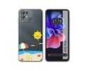 Funda Silicona Transparente para Blackview A55 Pro diseño Playa Dibujos