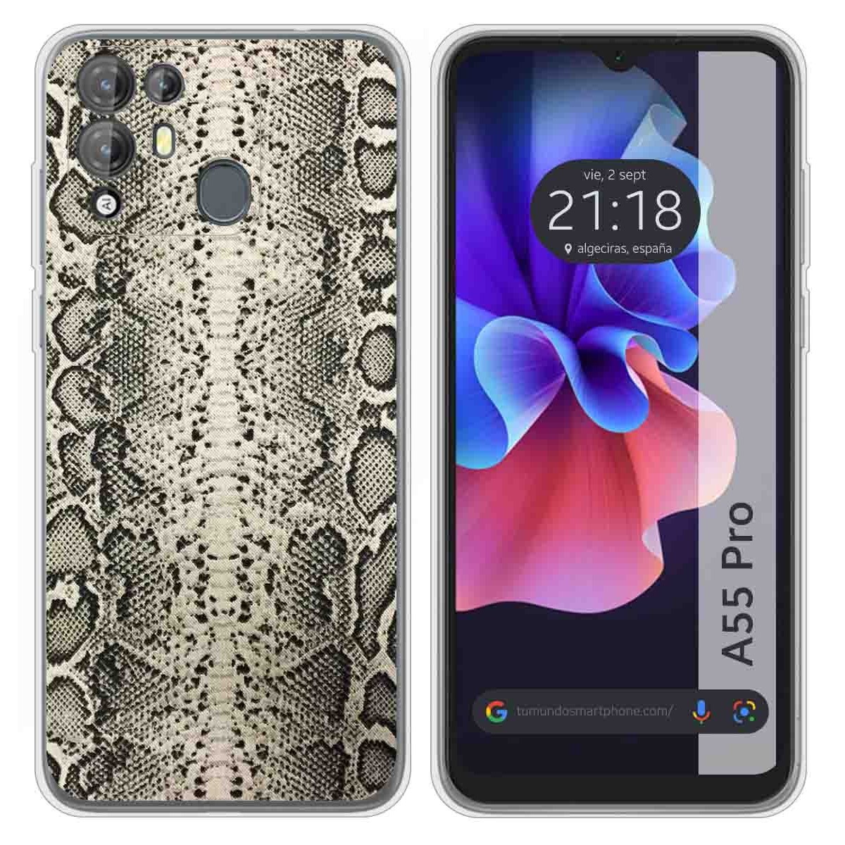 Funda Silicona para Blackview A55 Pro diseño Animal 01 Dibujos
