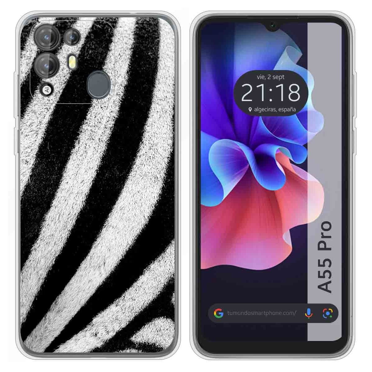 Funda Silicona para Blackview A55 Pro diseño Animal 02 Dibujos