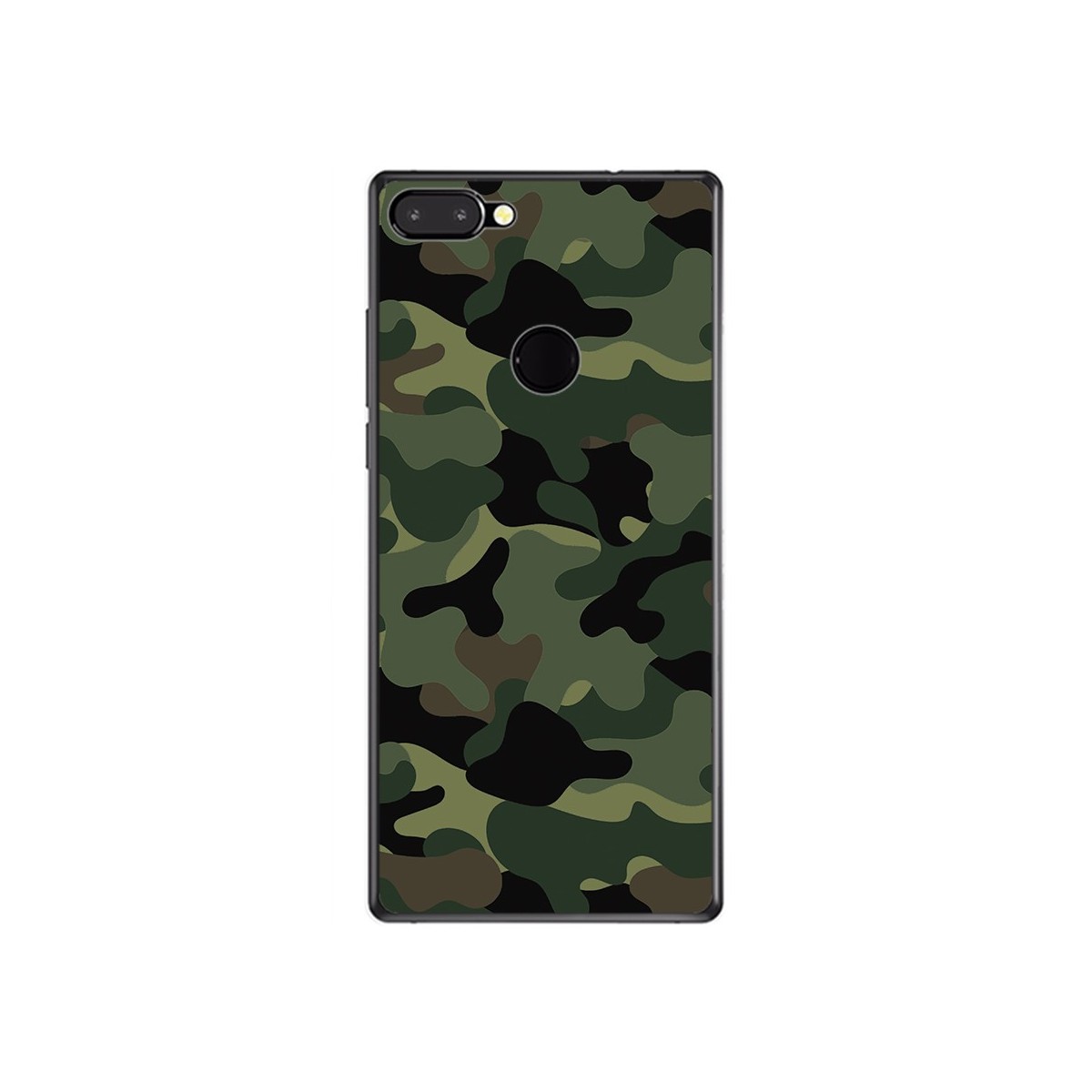 Funda Gel Tpu para Vernee Mix 2 Diseño Camuflaje Dibujos