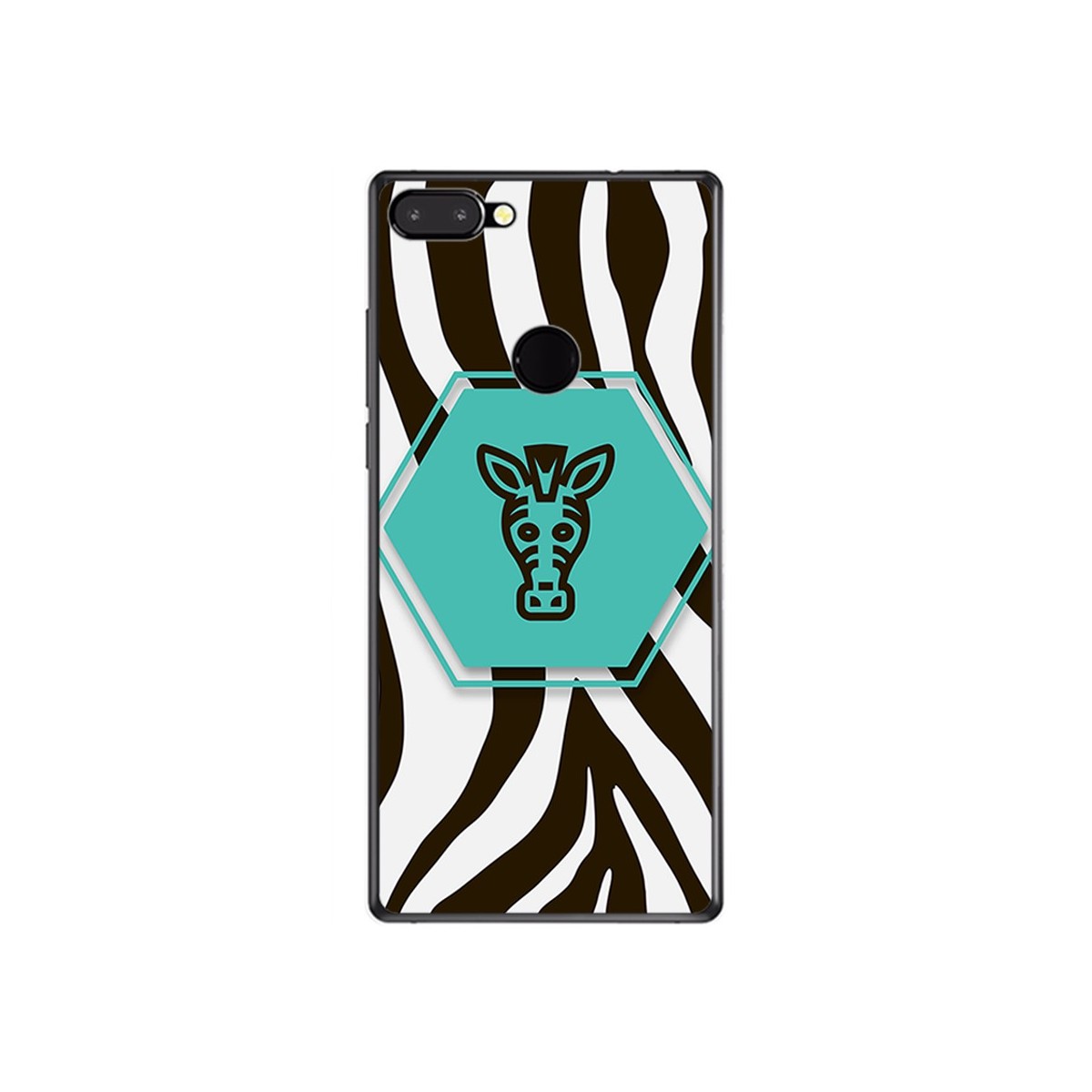Funda Gel Tpu para Vernee Mix 2 Diseño Cebra Dibujos