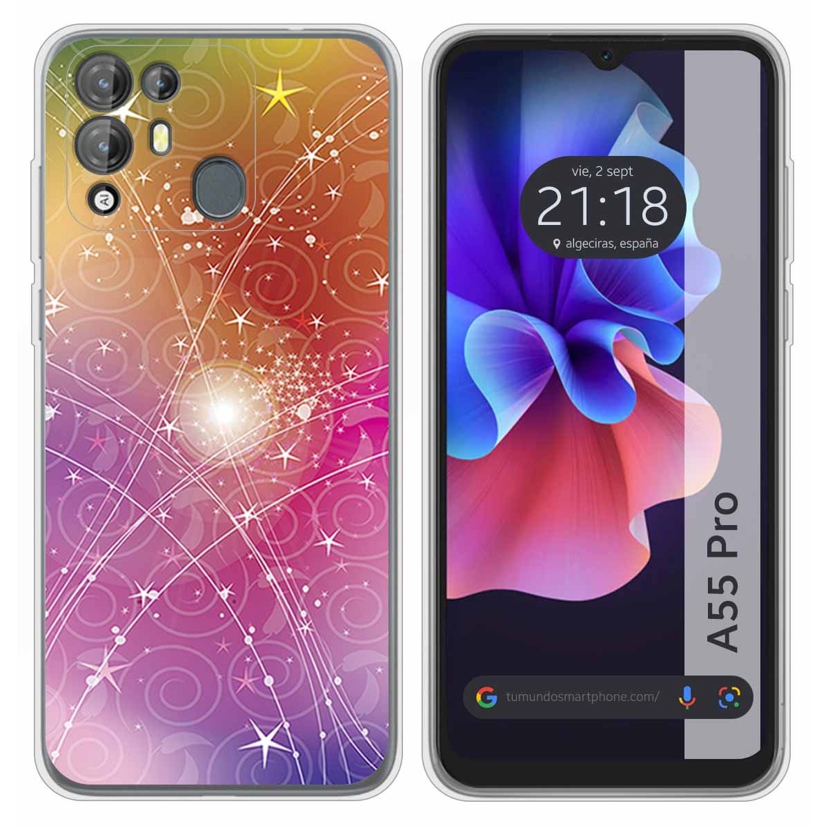 Funda Silicona para Blackview A55 Pro diseño Abstracto Dibujos